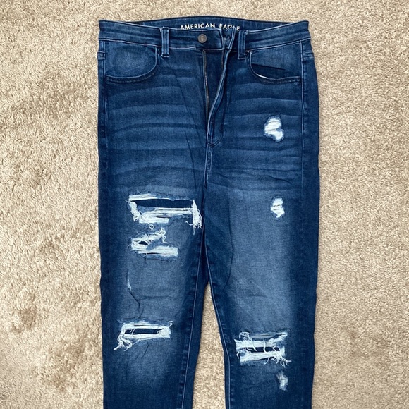 High waisted destructed jeggings - Picture 2 of 4